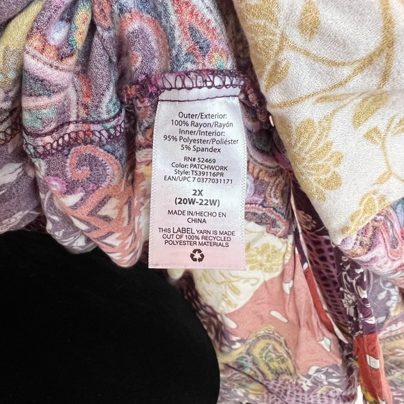 Terra & Sky Printed Duster in a 2X - Picture 3 of 4